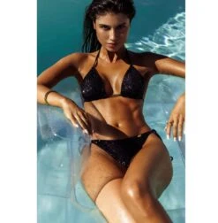 Empreinte Boutique 36 Bikini 2 Pièces Avec Paillettes Noir Triangle Chasing Stars