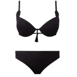 Empreinte Boutique 10 Maillot De Bain Deux Pièces Avec Coques Noir Elégance Couture